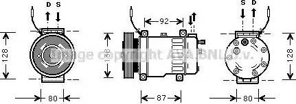 Ava Quality Cooling SB K052 - Kompresors, Gaisa kond. sistēma ps1.lv