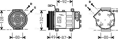 Ava Quality Cooling SCAK026 - Kompresors, Gaisa kond. sistēma ps1.lv