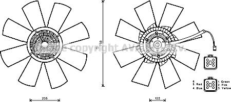 Ava Quality Cooling SCC042 - Ventilators, Motora dzesēšanas sistēma ps1.lv