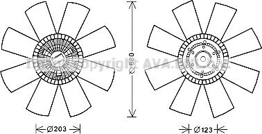 Ava Quality Cooling SCC037 - Ventilators, Motora dzesēšanas sistēma ps1.lv