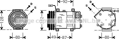 Ava Quality Cooling SCK026 - Kompresors, Gaisa kond. sistēma ps1.lv