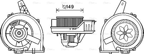 Ava Quality Cooling ST8044 - Salona ventilators ps1.lv