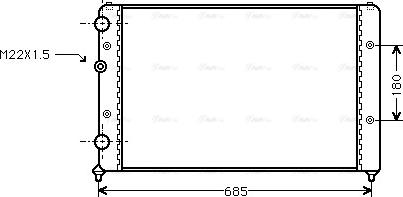 Ava Quality Cooling STA2031 - Radiators, Motora dzesēšanas sistēma ps1.lv