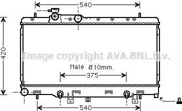 Ava Quality Cooling SU 2053 - Radiators, Motora dzesēšanas sistēma ps1.lv