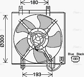 Ava Quality Cooling SU7517 - Ventilators, Motora dzesēšanas sistēma ps1.lv