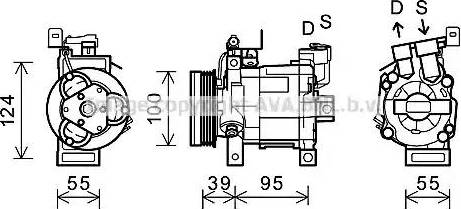 Ava Quality Cooling SUK085 - Kompresors, Gaisa kond. sistēma ps1.lv