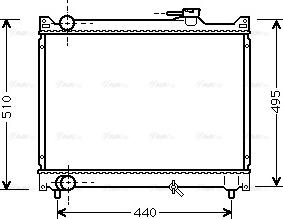 Ava Quality Cooling SZ 2046 - Radiators, Motora dzesēšanas sistēma ps1.lv