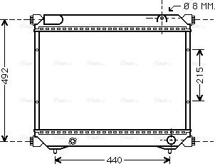 Ava Quality Cooling SZA2065 - Radiators, Motora dzesēšanas sistēma ps1.lv