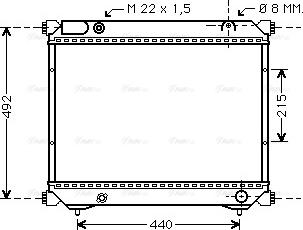 Ava Quality Cooling SZA2039 - Radiators, Motora dzesēšanas sistēma ps1.lv