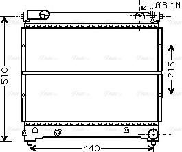 Ava Quality Cooling SZA2074 - Radiators, Motora dzesēšanas sistēma ps1.lv