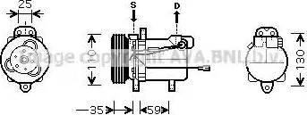 Ava Quality Cooling SZAK069 - Kompresors, Gaisa kond. sistēma ps1.lv