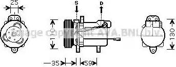 Ava Quality Cooling SZ K069 - Kompresors, Gaisa kond. sistēma ps1.lv