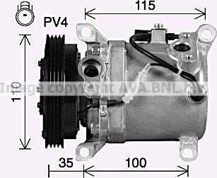 Ava Quality Cooling SZK164 - Kompresors, Gaisa kond. sistēma ps1.lv