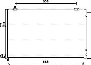 Ava Quality Cooling TO5679D - Kondensators, Gaisa kond. sistēma ps1.lv