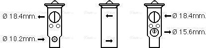 Ava Quality Cooling TO1710 - Izplešanās vārsts, Gaisa kond. sistēma ps1.lv