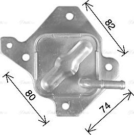 Ava Quality Cooling TO3776 - Eļļas radiators, Motoreļļa ps1.lv