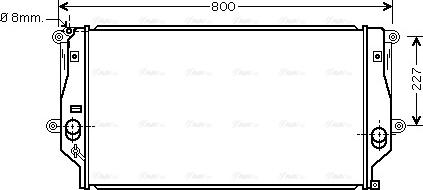 Ava Quality Cooling TO 2401 - Radiators, Motora dzesēšanas sistēma ps1.lv