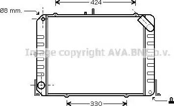 Ava Quality Cooling TO 2424 - Radiators, Motora dzesēšanas sistēma ps1.lv