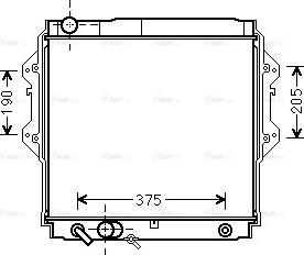 Ava Quality Cooling TO 2561 - Radiators, Motora dzesēšanas sistēma ps1.lv