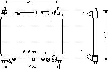 Ava Quality Cooling TO 2259 - Radiators, Motora dzesēšanas sistēma ps1.lv