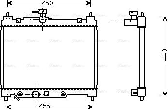 Ava Quality Cooling TO 2287 - Radiators, Motora dzesēšanas sistēma ps1.lv