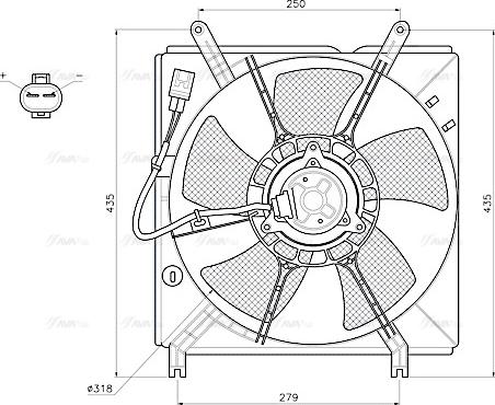 Ava Quality Cooling TO7800 - Ventilators, Motora dzesēšanas sistēma ps1.lv