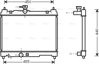 Ava Quality Cooling TOA2251 - Radiators, Motora dzesēšanas sistēma ps1.lv