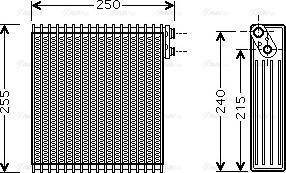 Ava Quality Cooling TO V389 - Iztvaikotājs, Gaisa kondicionēšanas sistēma ps1.lv