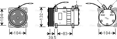 Ava Quality Cooling UVAK035 - Kompresors, Gaisa kond. sistēma ps1.lv