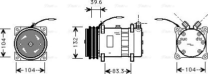 Ava Quality Cooling UVAK111 - Kompresors, Gaisa kond. sistēma ps1.lv