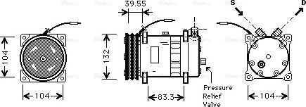 Ava Quality Cooling UVK057 - Kompresors, Gaisa kond. sistēma ps1.lv