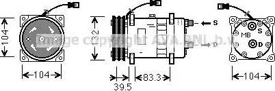 Ava Quality Cooling UVK059 - Kompresors, Gaisa kond. sistēma ps1.lv