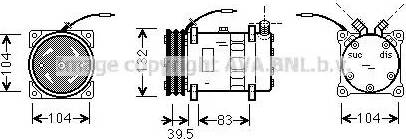 Ava Quality Cooling UVK035 - Kompresors, Gaisa kond. sistēma ps1.lv