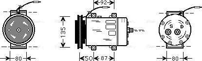 Ava Quality Cooling UVK148 - Kompresors, Gaisa kond. sistēma ps1.lv