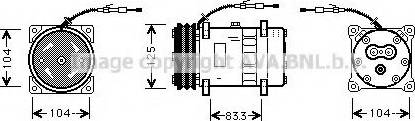 Ava Quality Cooling UVK107 - Kompresors, Gaisa kond. sistēma ps1.lv