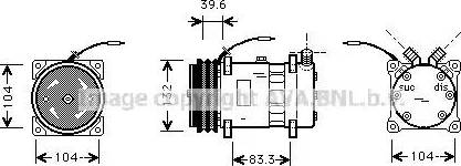 Ava Quality Cooling UVK111 - Kompresors, Gaisa kond. sistēma ps1.lv