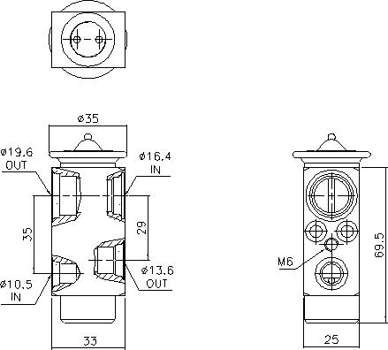 Ava Quality Cooling VL1178 - Izplešanās vārsts, Gaisa kond. sistēma ps1.lv