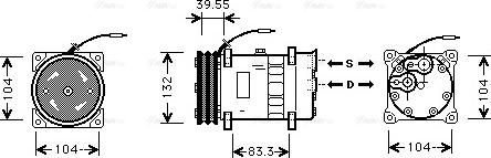 Ava Quality Cooling VLAK039 - Kompresors, Gaisa kond. sistēma ps1.lv