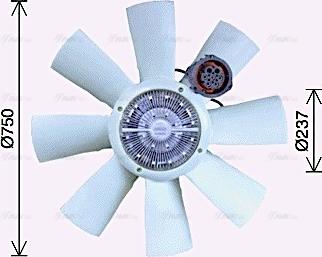 Ava Quality Cooling VLF097 - Ventilators, Motora dzesēšanas sistēma ps1.lv