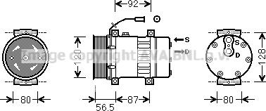 Ava Quality Cooling VLK062 - Kompresors, Gaisa kond. sistēma ps1.lv