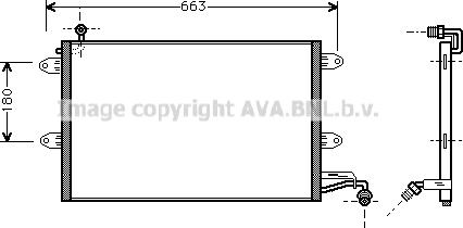 Ava Quality Cooling VN5143 - Kondensators, Gaisa kond. sistēma ps1.lv