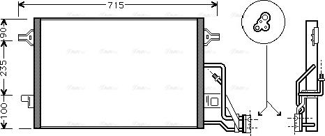 Ava Quality Cooling VN5189 - Kondensators, Gaisa kond. sistēma ps1.lv