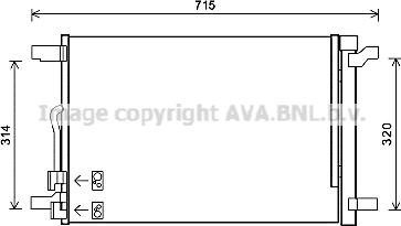 Ava Quality Cooling VN5335D - Kondensators, Gaisa kond. sistēma ps1.lv