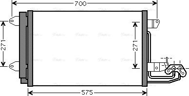 Ava Quality Cooling VN5269D - Kondensators, Gaisa kond. sistēma ps1.lv