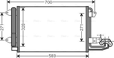 Ava Quality Cooling VN5209D - Kondensators, Gaisa kond. sistēma ps1.lv