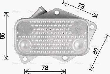 Ava Quality Cooling VN3429 - Eļļas radiators, Motoreļļa ps1.lv