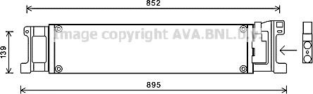 Ava Quality Cooling VN3307 - Eļļas radiators, Automātiskā pārnesumkārba ps1.lv