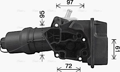 Ava Quality Cooling VN3329H - Eļļas radiators, Motoreļļa ps1.lv