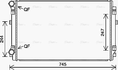 Ava Quality Cooling VN2404 - Radiators, Motora dzesēšanas sistēma ps1.lv