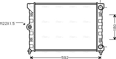 Ava Quality Cooling VN2099 - Radiators, Motora dzesēšanas sistēma ps1.lv